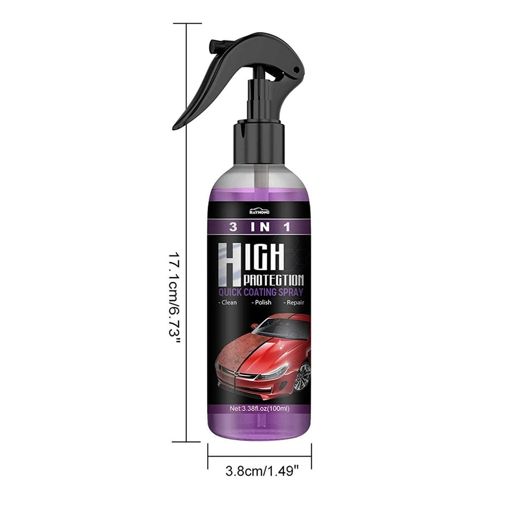 NanoShield™ 3-in-1 Hydrophobic Car Coating Spray (Pack of 2)