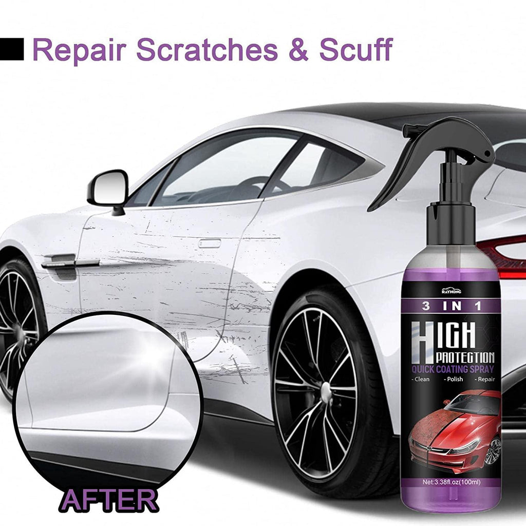 NanoShield™ 3-in-1 Hydrophobic Car Coating Spray (Pack of 2)