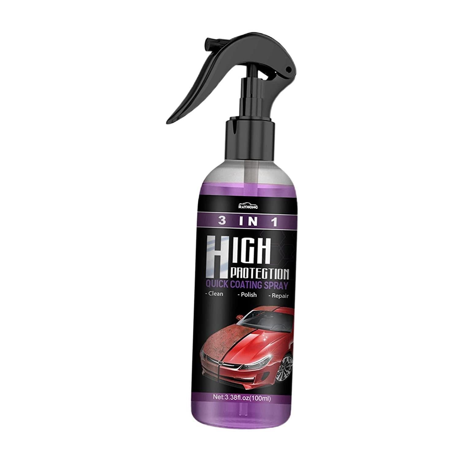 NanoShield™ 3-in-1 Hydrophobic Car Coating Spray (Pack of 2)
