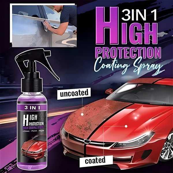 NanoShield™ 3-in-1 Hydrophobic Car Coating Spray (Pack of 2)