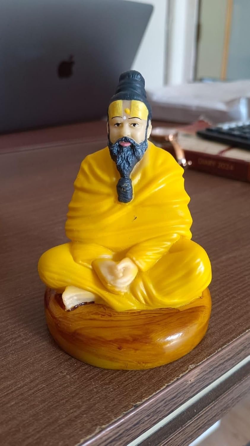 Creovely™ Premanand Maharaj Divine Idol | Premium Spiritual Idol for Home, Temple, Office & Car Dashboard