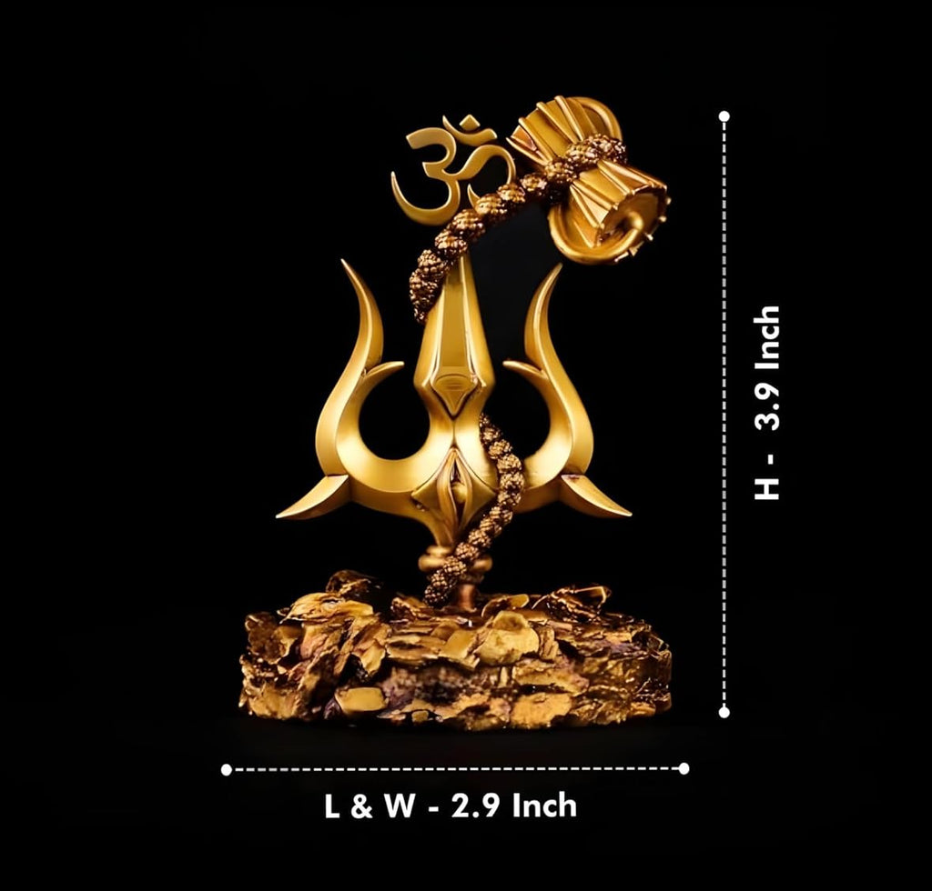 Creovely™ Mahadev Divine Trishul Idol