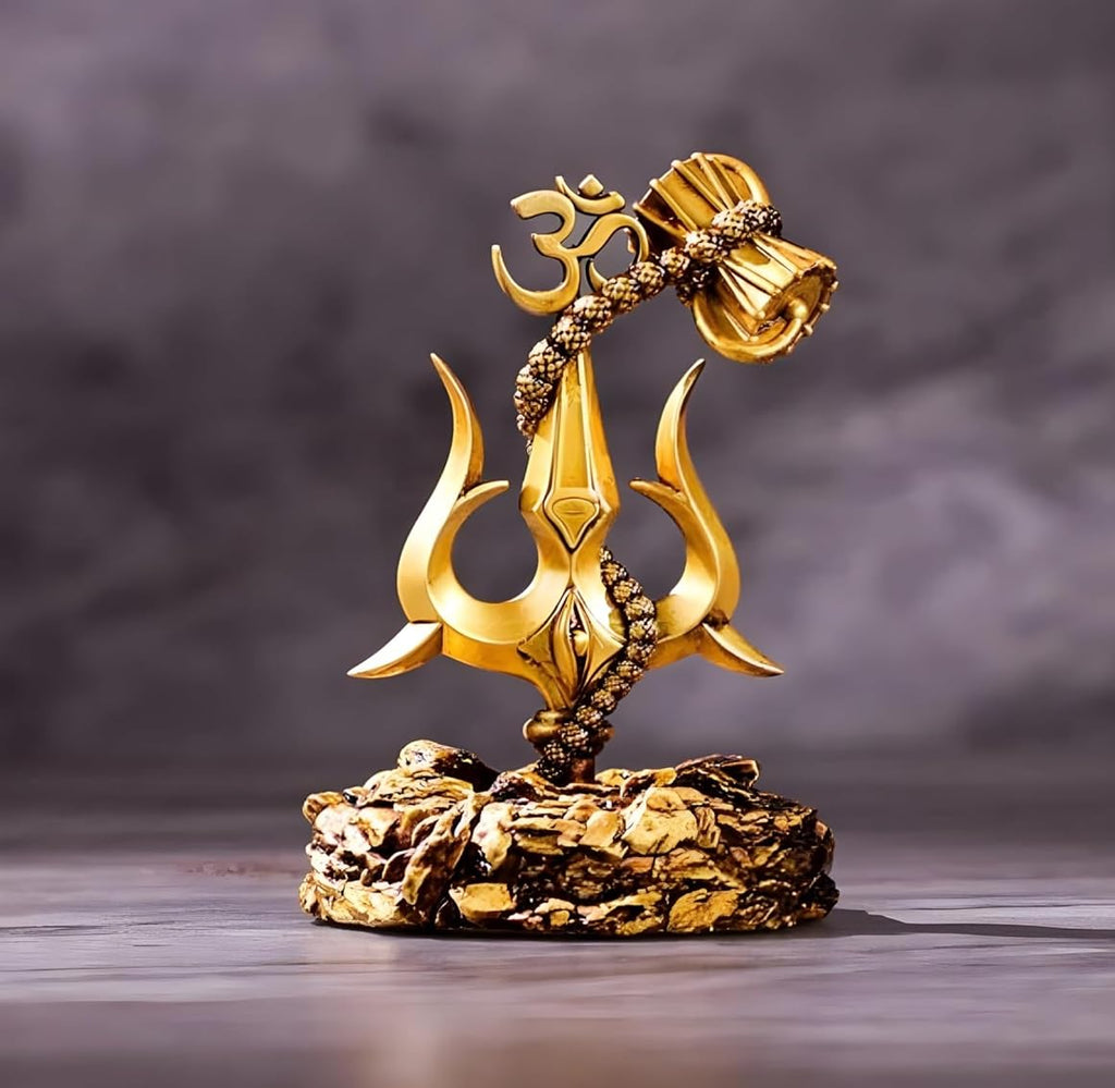 Creovely™ Mahadev Divine Trishul Idol