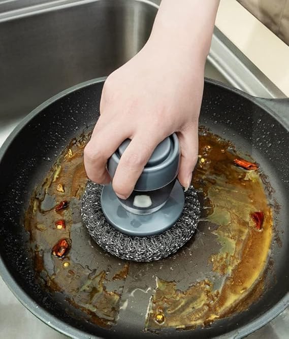 Creovely™ Soap Dispensing Cleaning Brush