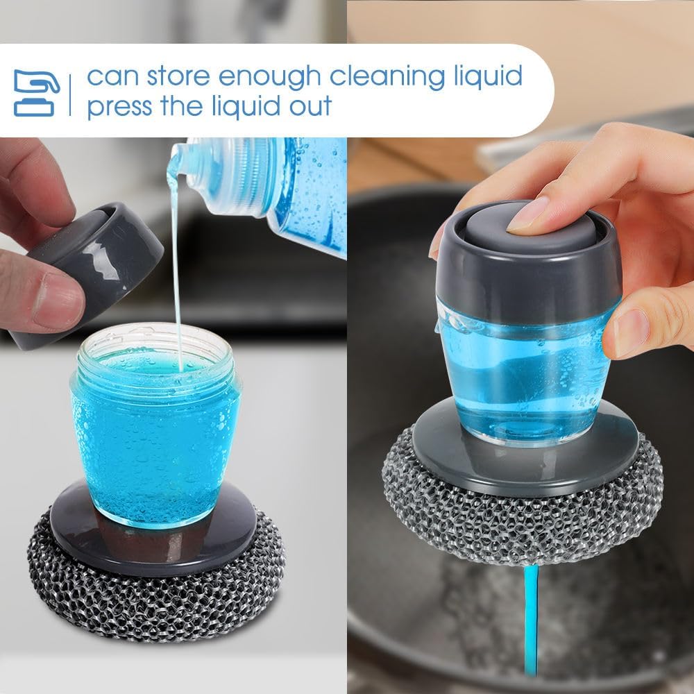 Creovely™ Soap Dispensing Cleaning Brush