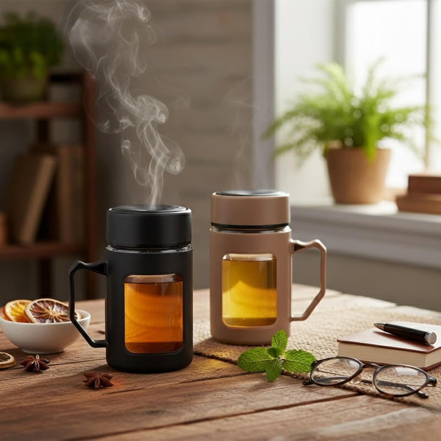 Creovely™ Double Wall Crystal Glass Mug