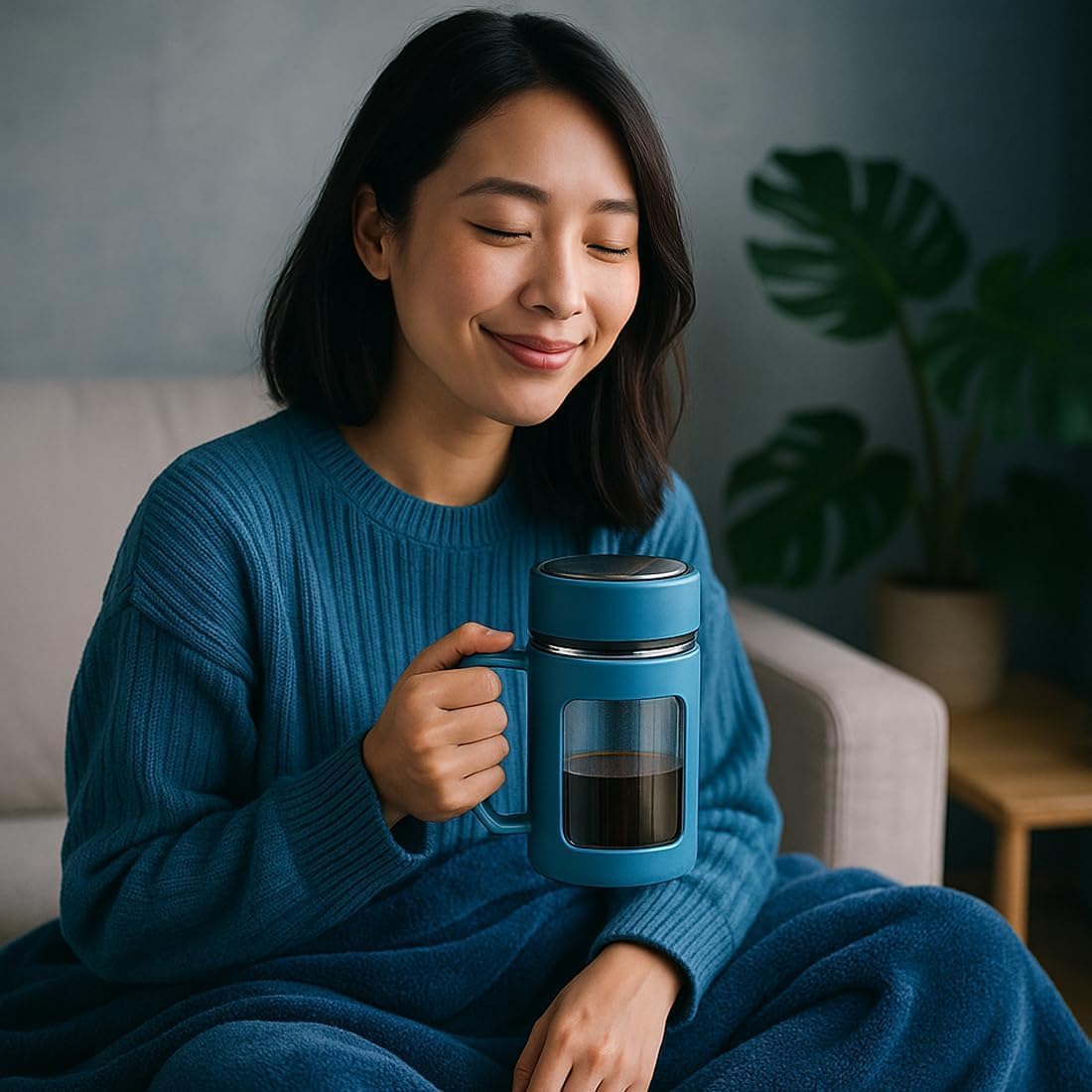 Creovely™ Double Wall Crystal Glass Mug