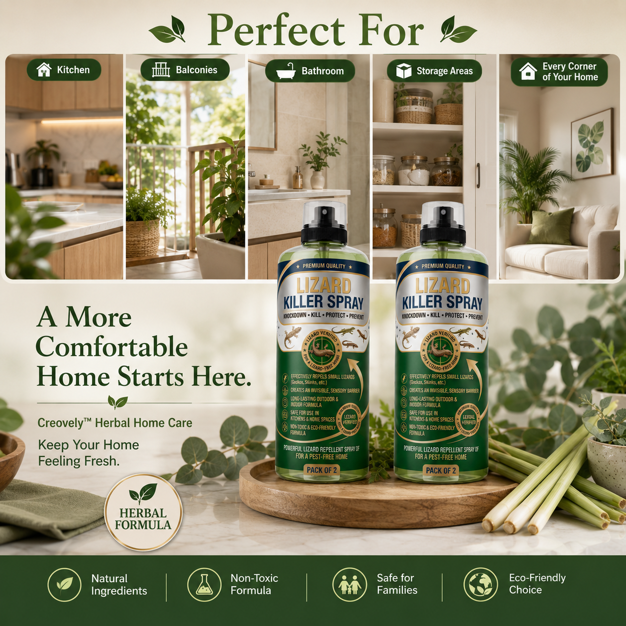 Creovely™ Herbal Lizard Control Spray