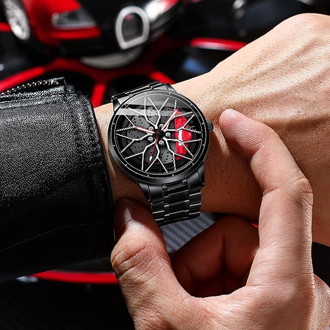 Stereoscopic Car Wheel Watch