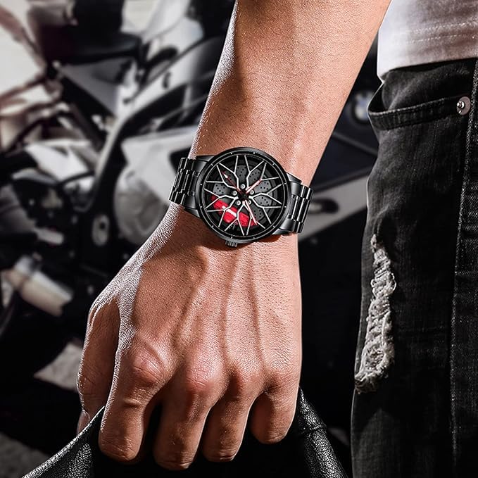 Stereoscopic Car Wheel Watch