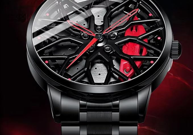 Stereoscopic Car Wheel Watch