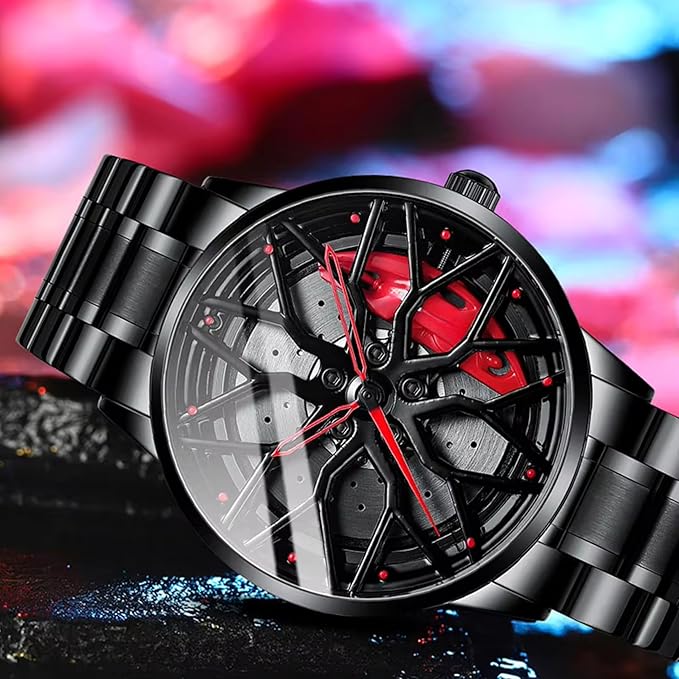 Stereoscopic Car Wheel Watch