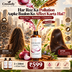 Creovely RootMuse™ Botanical Hair Cleanse — Red Onion, Rosemary & Cinnamon Shampoo | Pack of 2
