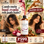 Creovely RootMuse™ Botanical Hair Cleanse — Red Onion, Rosemary & Cinnamon Shampoo | Pack of 2