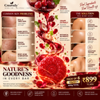 Creovely Rubivane™ Ruby Bath Ritual — Redwine Soap | Pack of 6