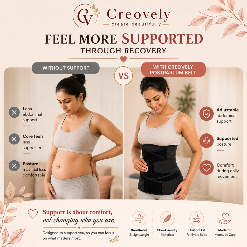 Creovely™ MomCare 3-in-1 After Delivery Support Belt