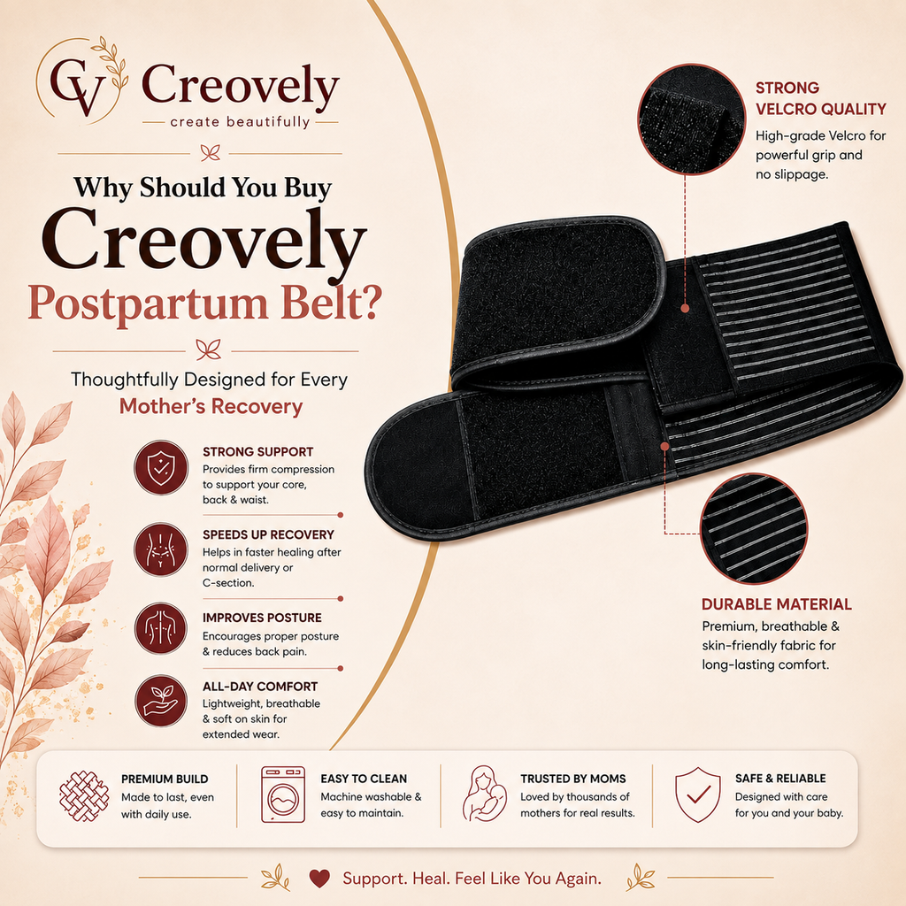 Creovely™ MomCare 3-in-1 After Delivery Support Belt