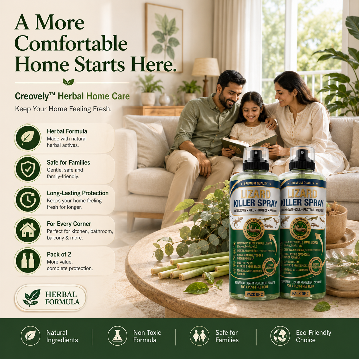 Creovely™ Herbal Lizard Control Spray