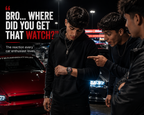 Creovely™ Driver's Signature: Rotating Rim Timepiece