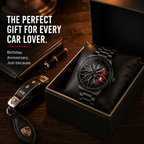 Creovely™ Driver's Signature: Rotating Rim Timepiece