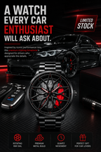Creovely™ Driver's Signature: Rotating Rim Timepiece