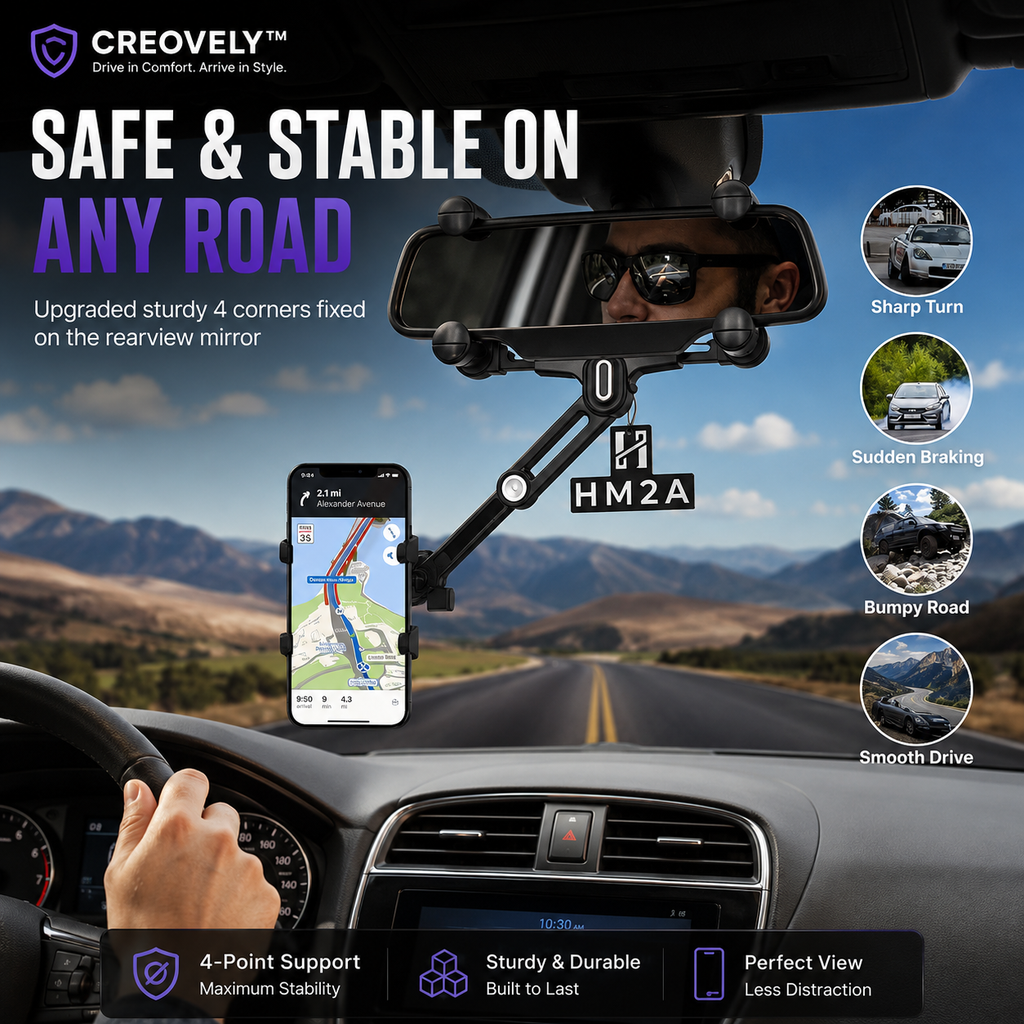 Creovely™ Safer Drive Phone Mount