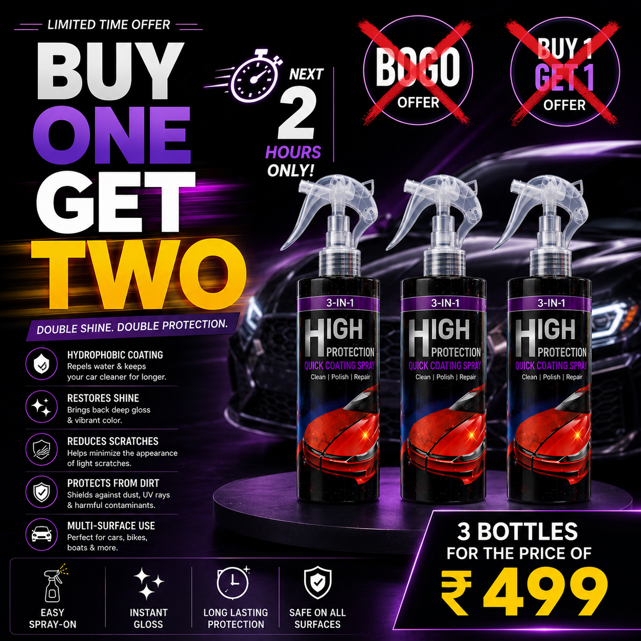 Creovely™ Weekend Car Makeover Kit - Buy 1 Get 2 FREE