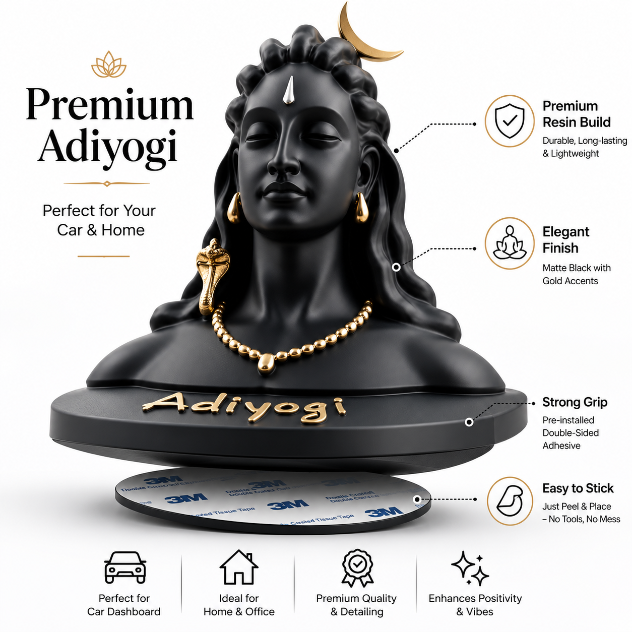 Creovely™ Adiyogi Dashboard Idol