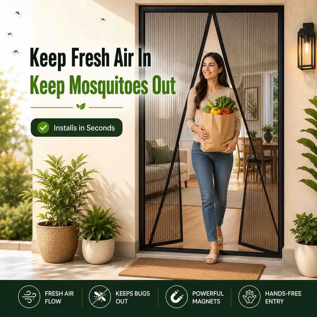Creovely™ Magnetic Mosquito Protection Net