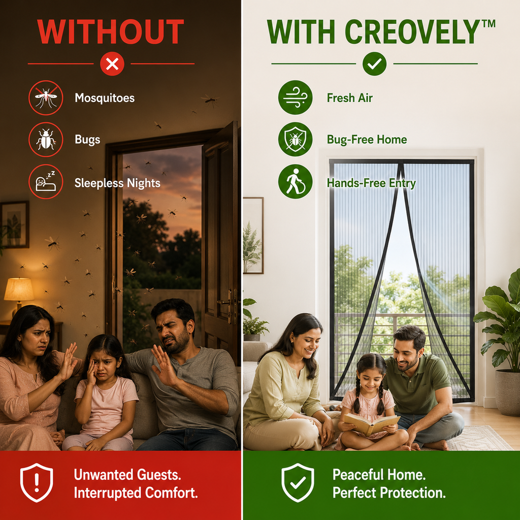 Creovely™ Magnetic Mosquito Protection Net