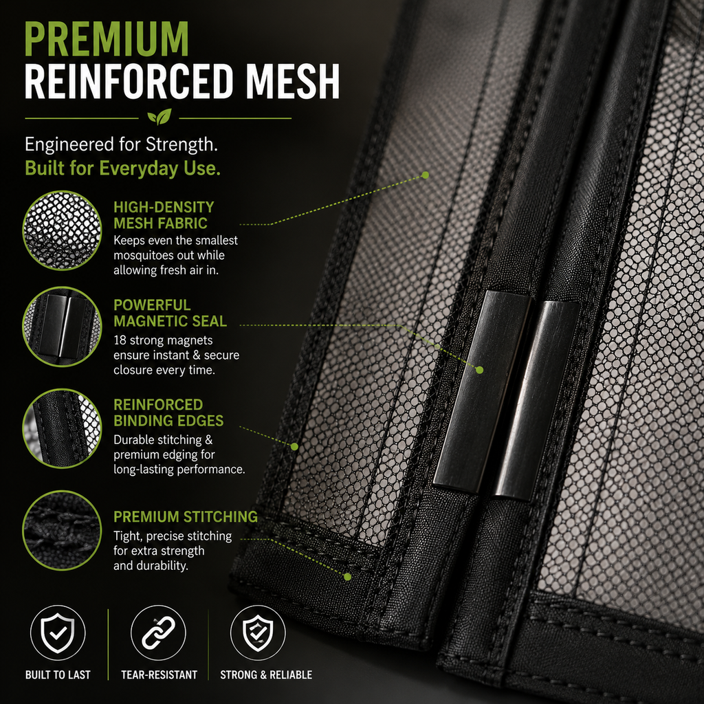 Creovely™ Magnetic Mosquito Protection Net