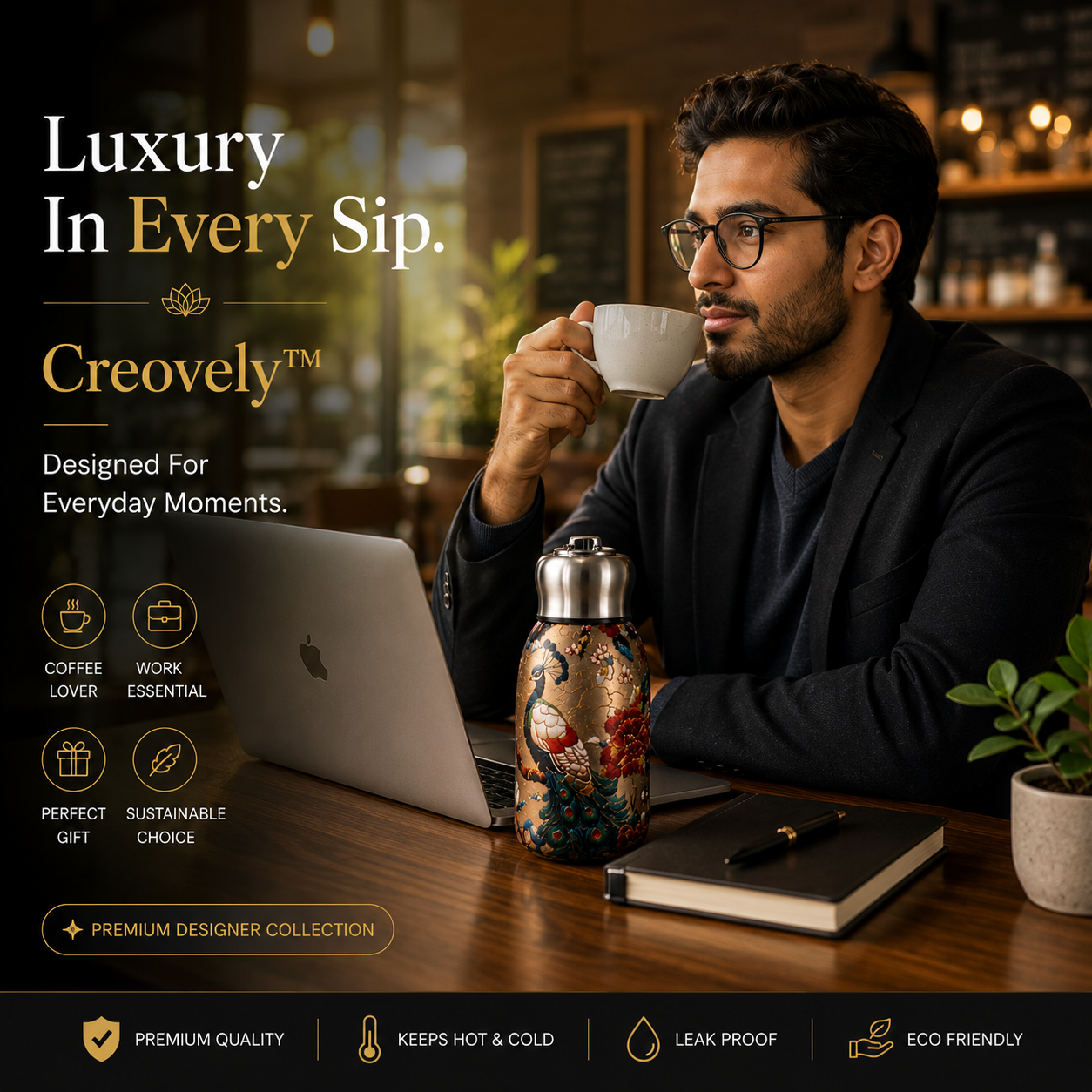 Creovely™ Premium Mini Vacuum Bottle