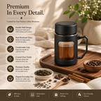 Creovely™ Double Wall Crystal Glass Mug