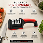 Creovely™ 3-Stage Precision Knife Sharpener