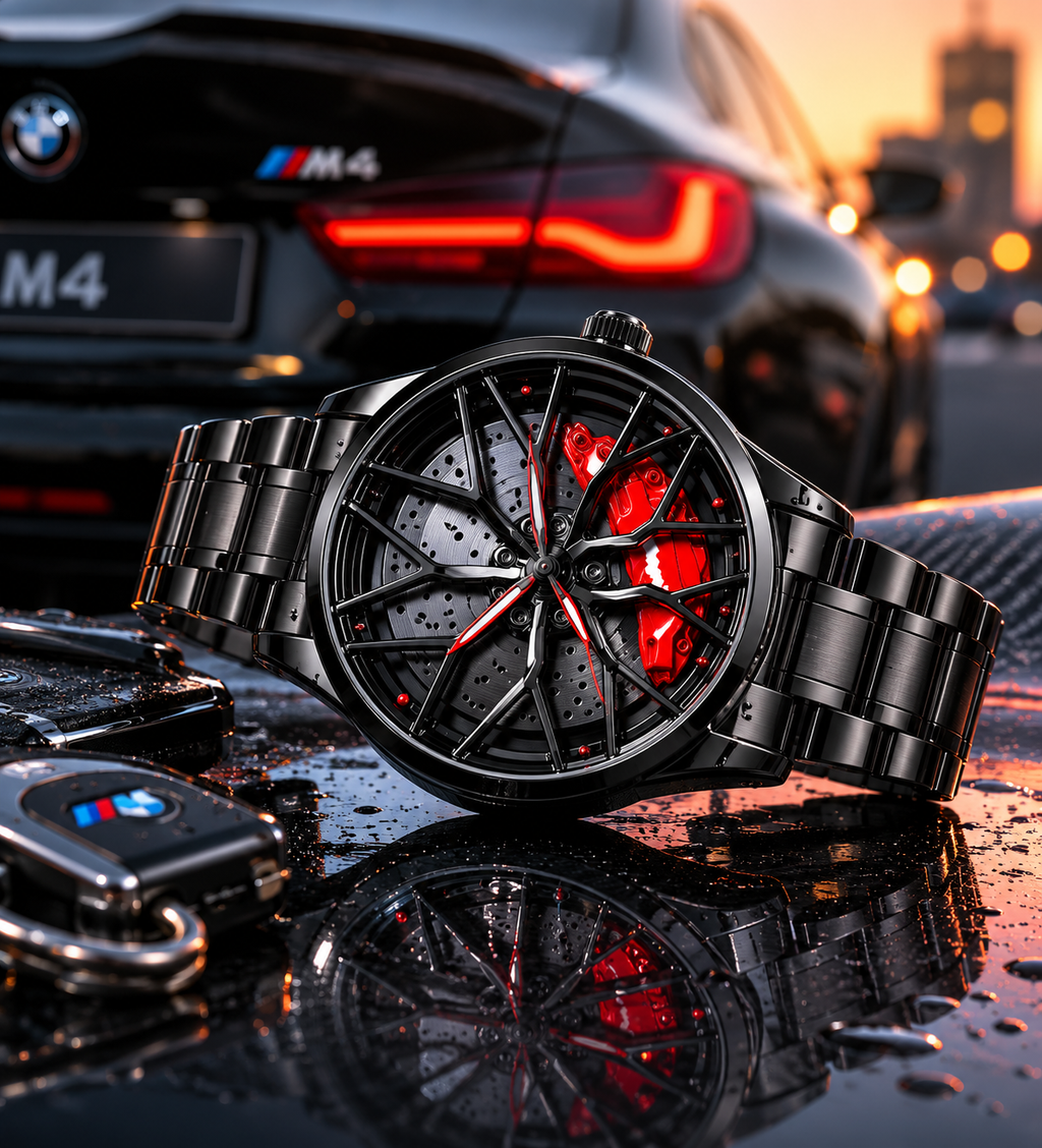 Creovely™ Driver's Signature: Rotating Rim Timepiece