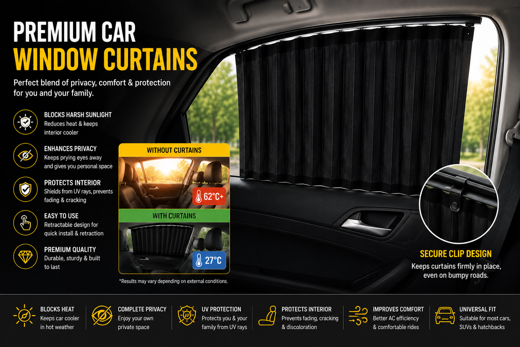 Creovely™ Car Privacy & Sun Protection Kit