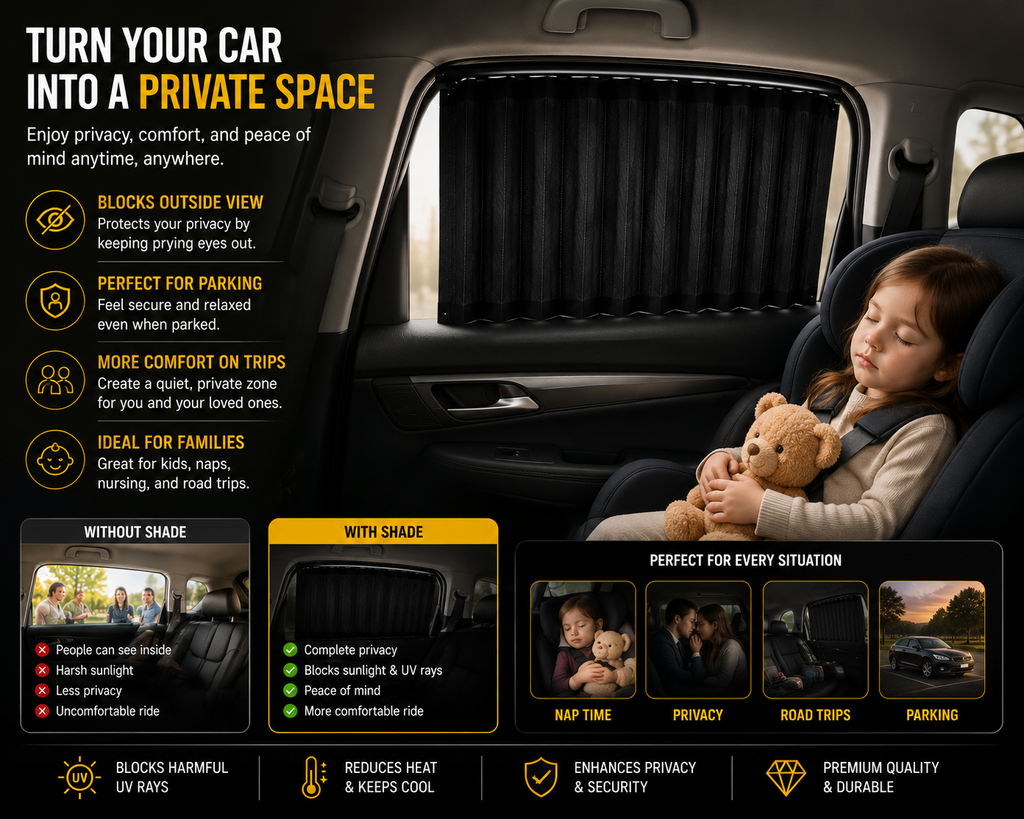 Creovely™ Car Privacy & Sun Protection Kit