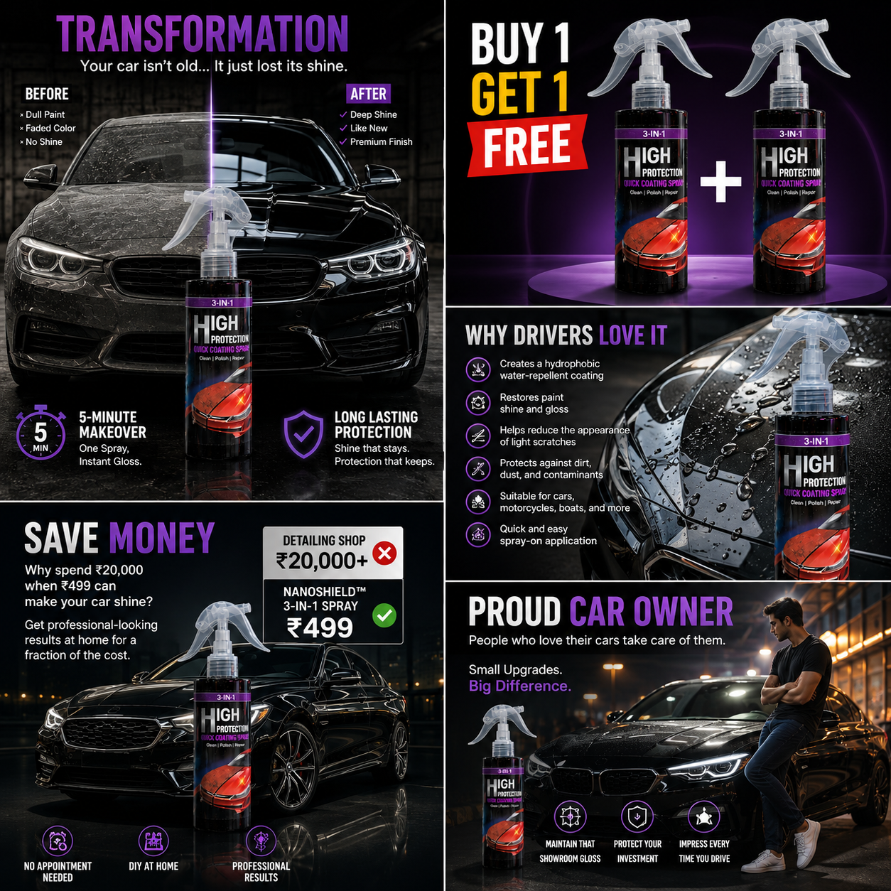 Creovely™ Weekend Car Makeover Kit - Buy 1 Get 1 FREE