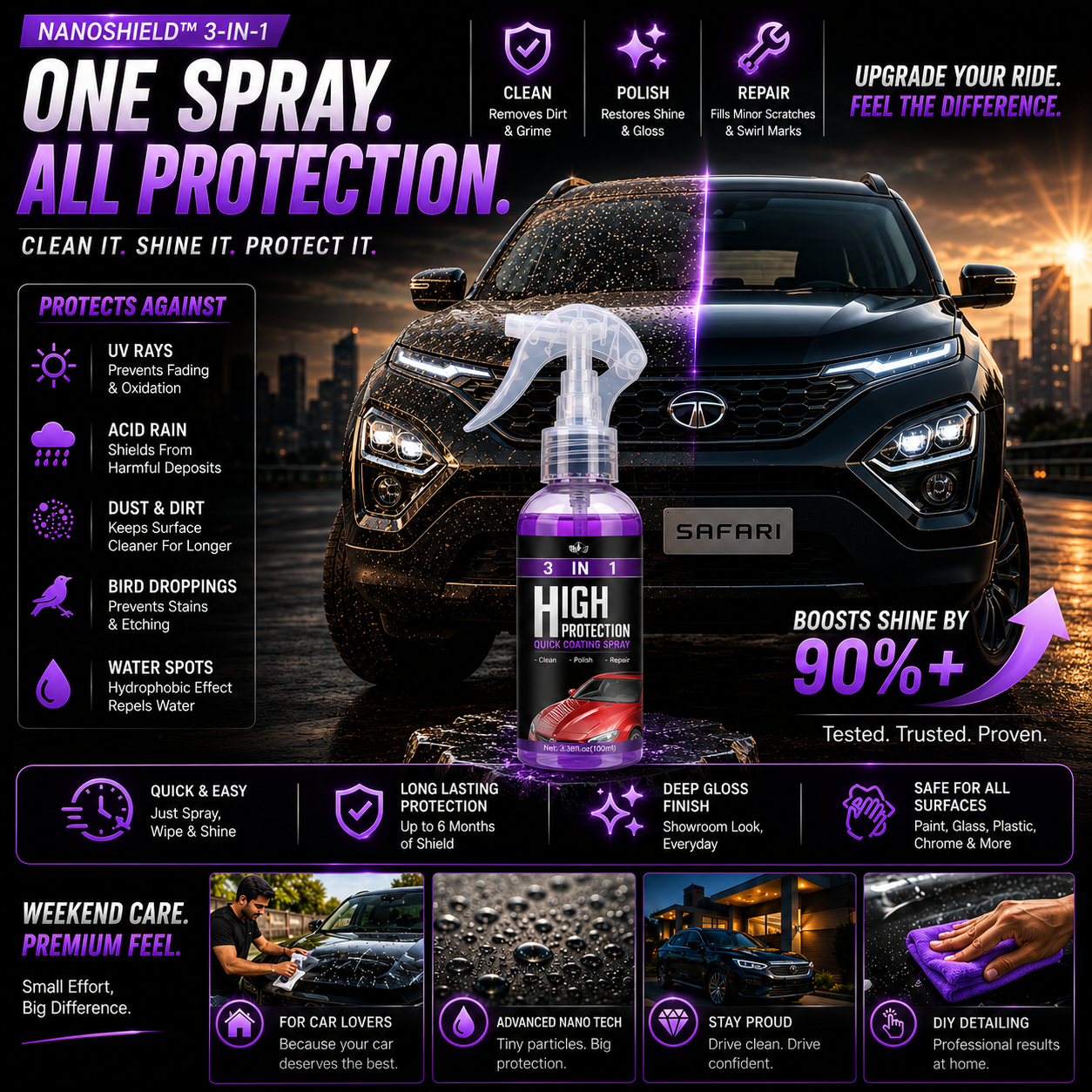 Creovely™ Weekend Car Makeover Kit - Buy 1 Get 1 FREE