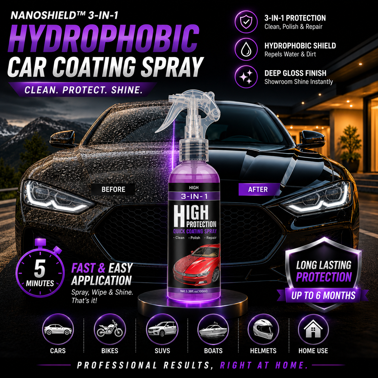 Creovely™ Weekend Car Makeover Kit - Buy 1 Get 1 FREE