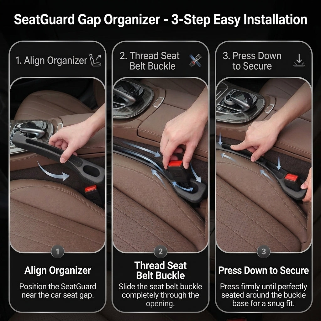 Creovely™ Universal Car Seat Gap Filler (2 PCS)