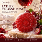 Creovely Rubivane™ Ruby Bath Ritual — Redwine Soap | Pack of 6