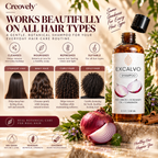 Creovely RootMuse™ Botanical Hair Cleanse — Red Onion, Rosemary & Cinnamon Shampoo | Pack of 2