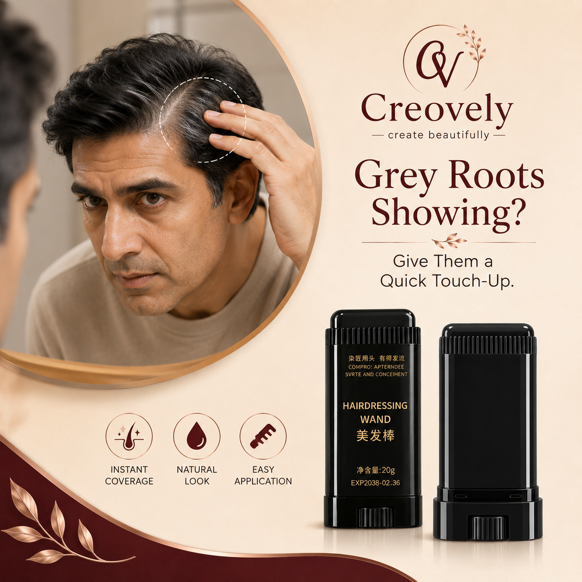 Creovely™ YoungLook™ Hair Colour Comb - Buy 1 Get 2 FREE