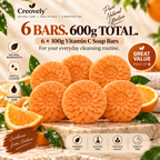 Creovely Citrivelle™ Vitamin C Cleansing Bar — Flash Wash | Pack of 6