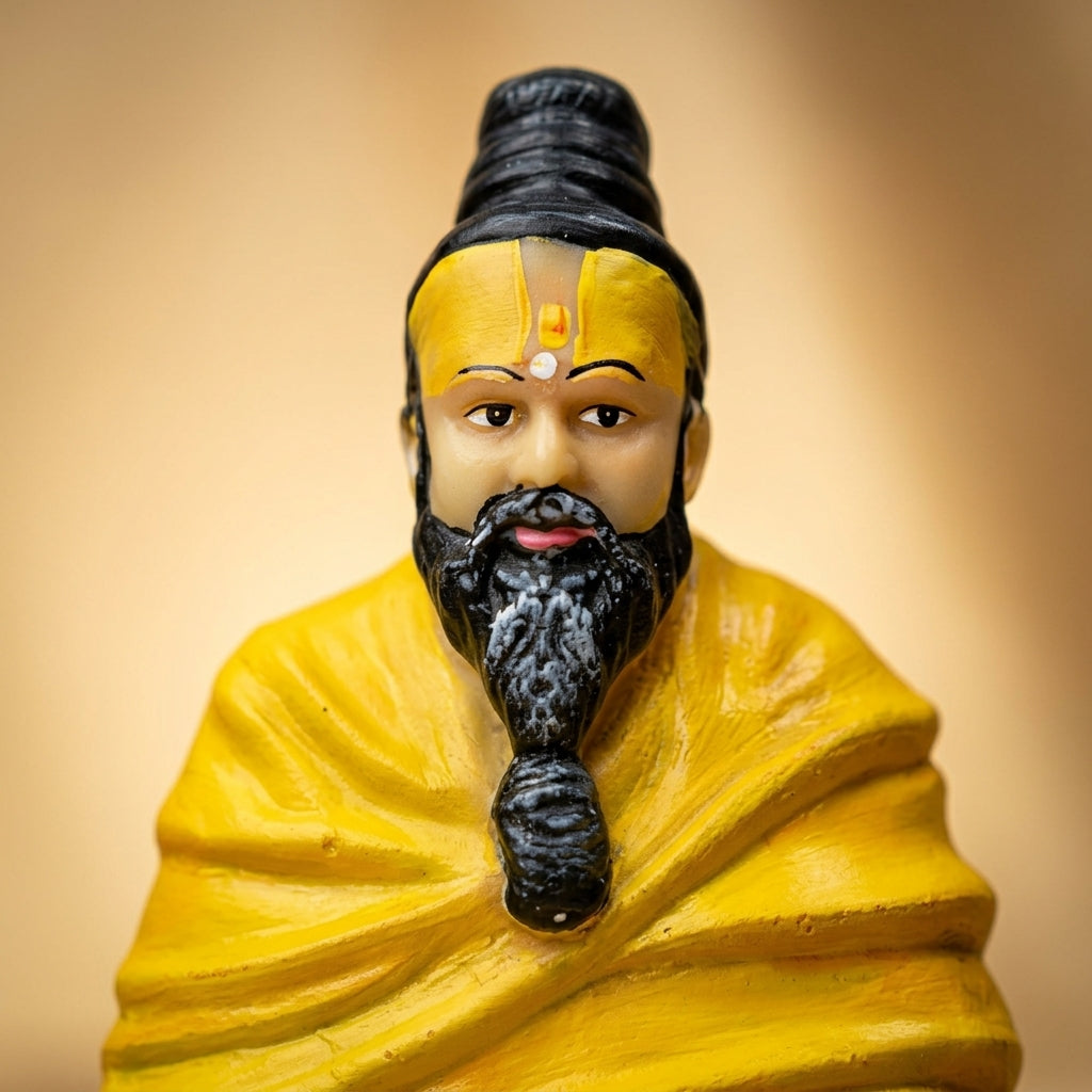 Creovely™ Premanand Maharaj Divine Idol | Premium Spiritual Idol for Home, Temple, Office & Car Dashboard