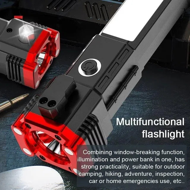 PowerGuard™ 8-in-1 Rechargeable Emergency Flashlight