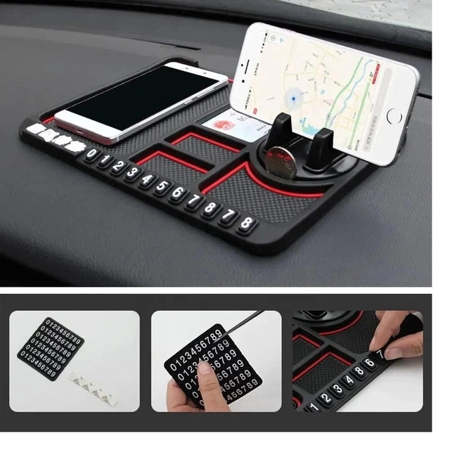 GripDrive™ Anti-Slip Dashboard Phone Holder