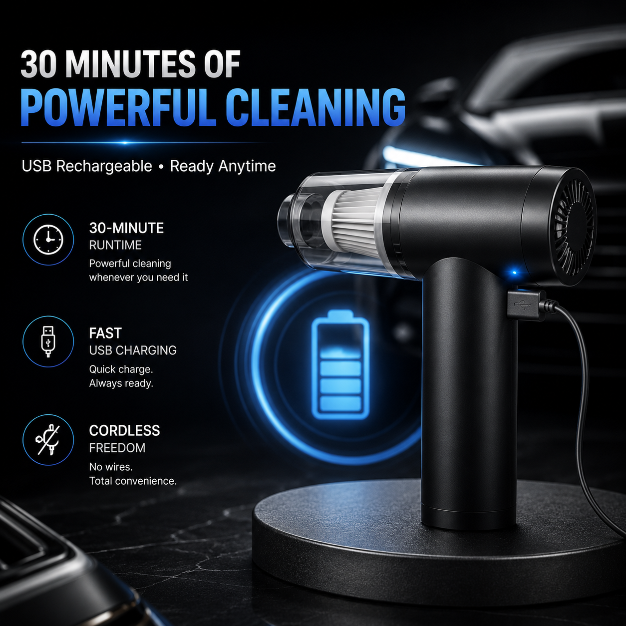 Creovely™ 3-in-1 TurboVac Pro