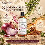 Creovely RootMuse™ Botanical Hair Cleanse — Red Onion, Rosemary & Cinnamon Shampoo | Pack of 2